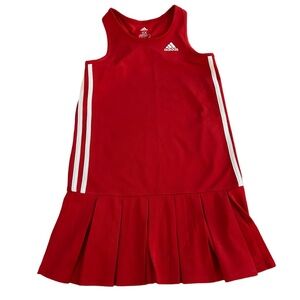 Adidas Red Sleeveless Tennis Dress Retail $35